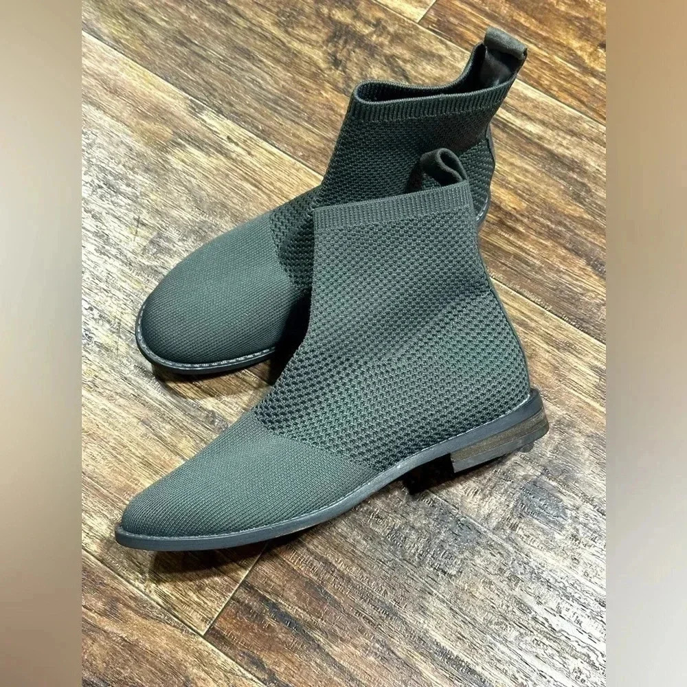 Eileen Fisher Jude Knit Sock Bootie Size 5.5‎